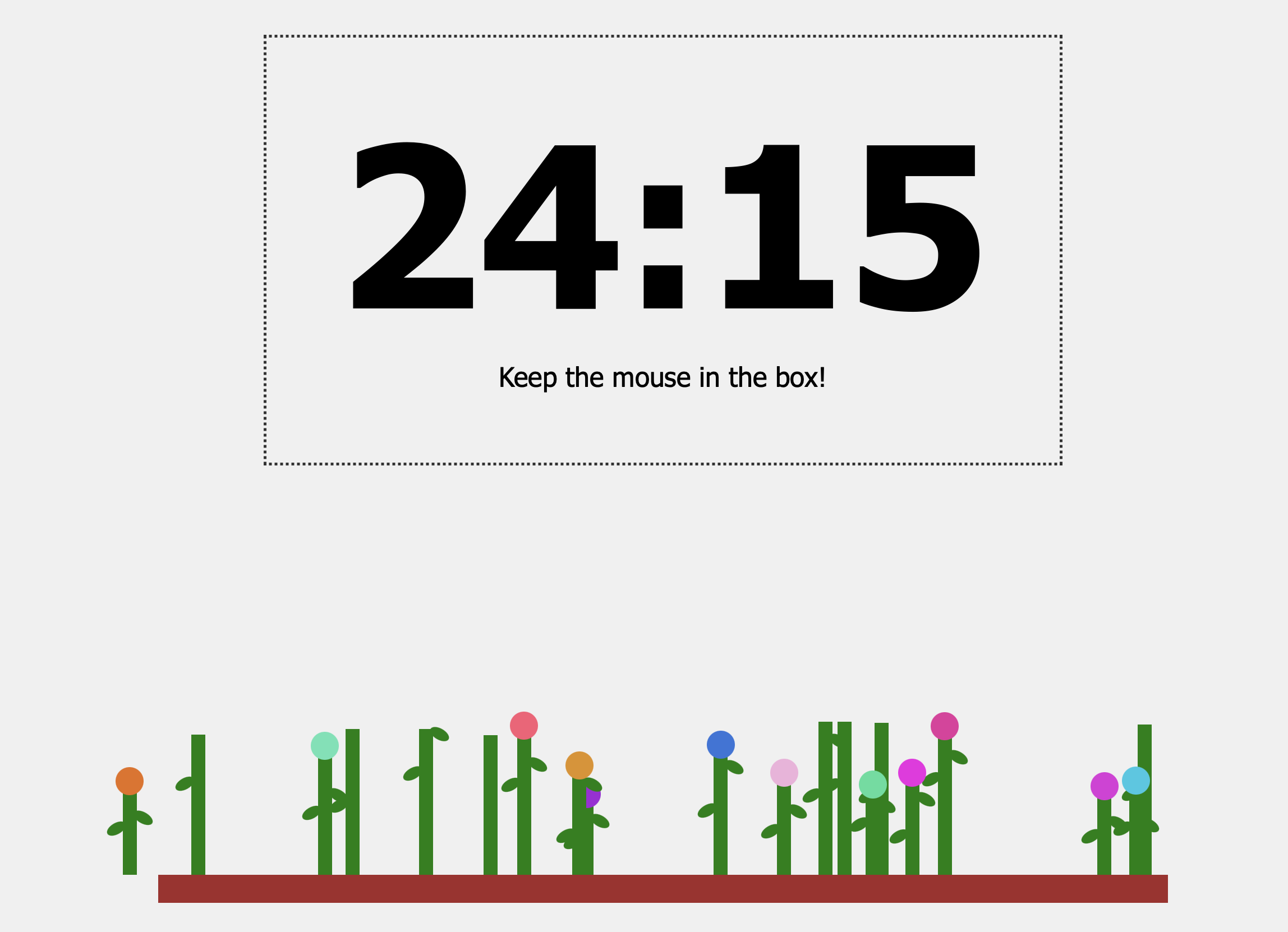 Pomodoro Garden timer